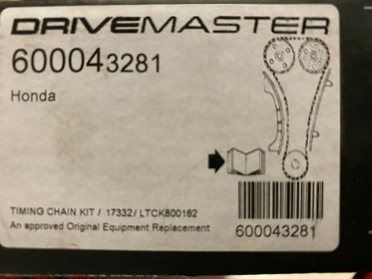Drivemaster 600043281 TCK162 LTCK600162 Timing Chain Kit fits Honda