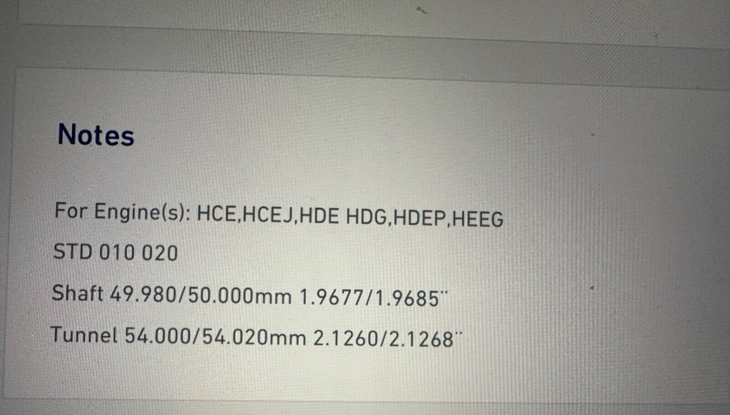M283A Main Engine Bearings fits Daihatsu