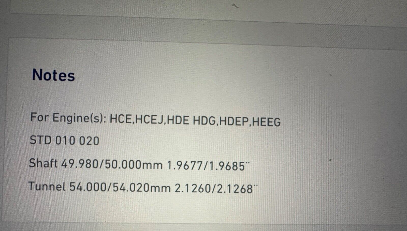 M283A Main Engine Bearings fits Daihatsu