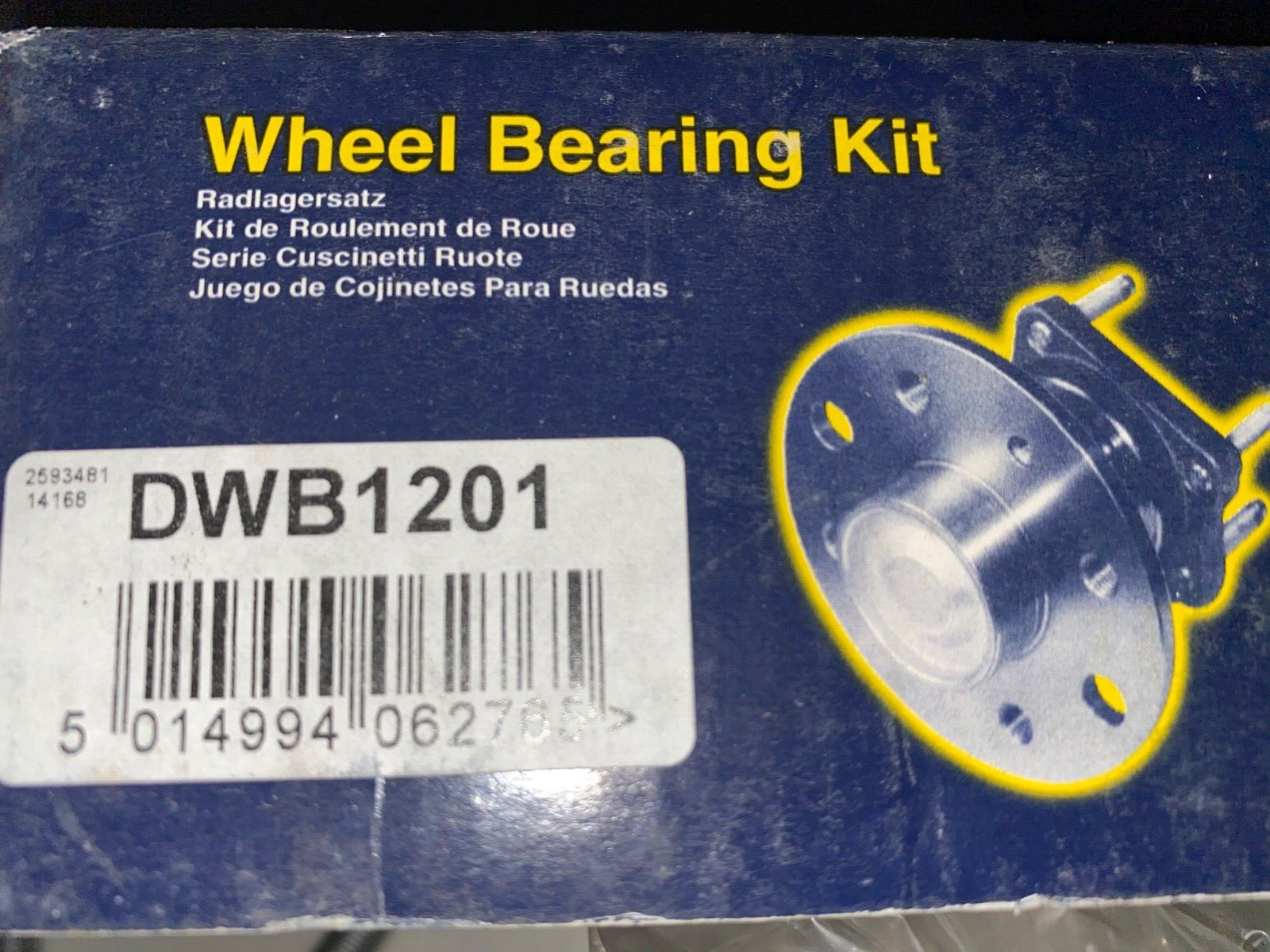 DWB1201 Rear Wheel Bearing fits BMW 5 Series E39 E60