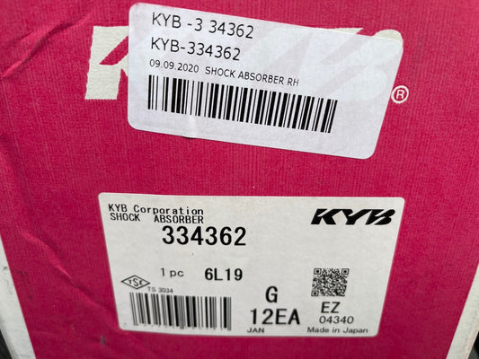 KYB 334362 Shock Absorber Right Hand Side fits Nissan X-Trail