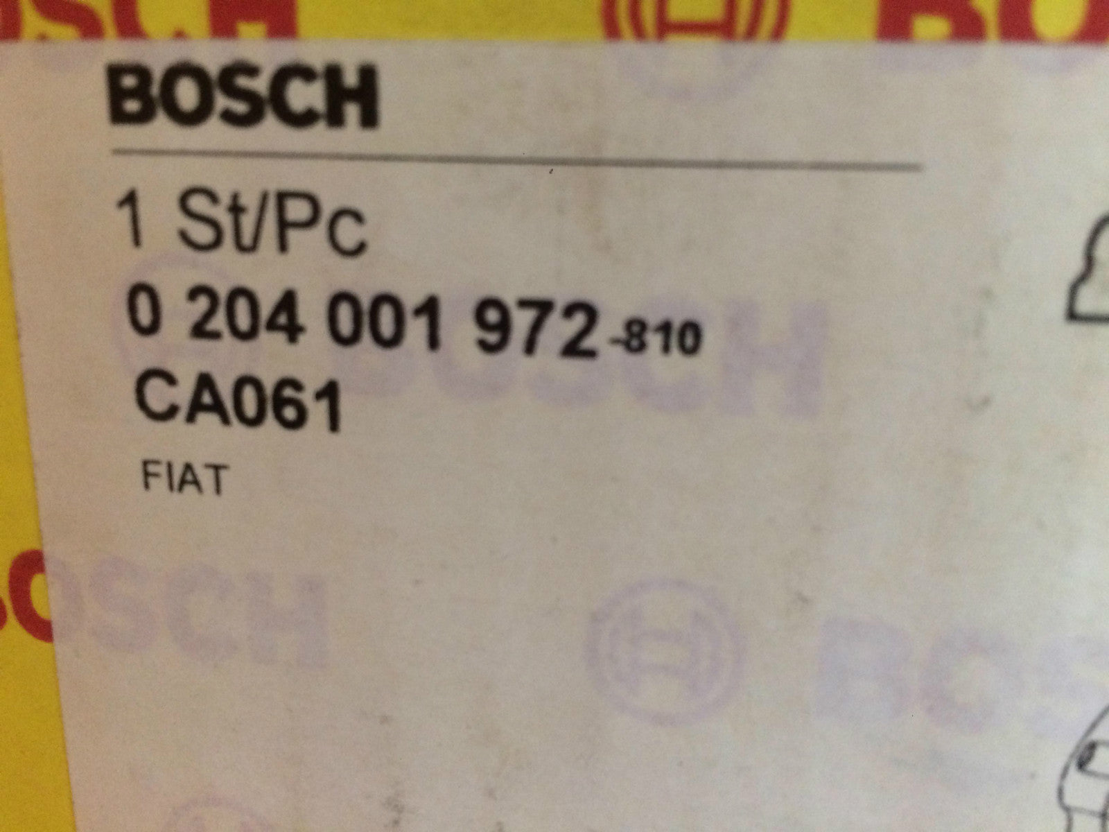 Rear Brake Caliper Off Side OSR Fiat Mulipla Stilo Bosch 0204001972 NO SURCHARGE