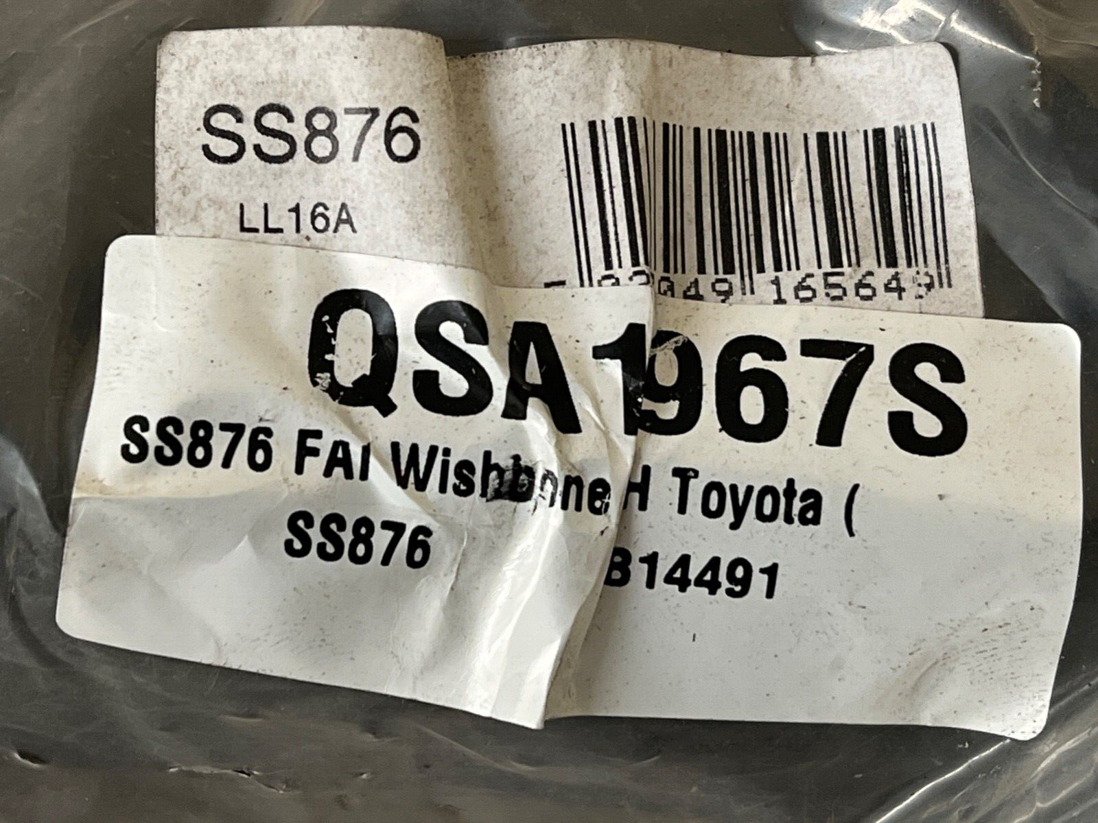 FAI SS876 Front Off Side Right Hand Track Control Arm fits Toyota Corolla