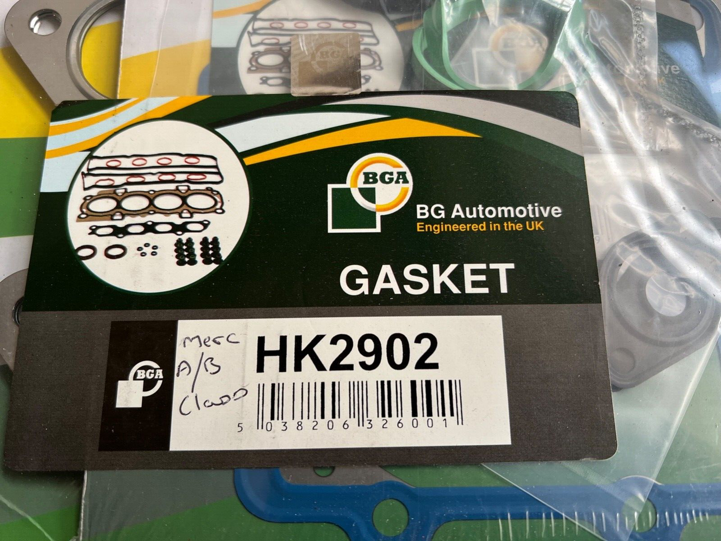 BG Automotive HK2902 Head Gasket Set fits Mercedes A Class B Class 1.5 1.7