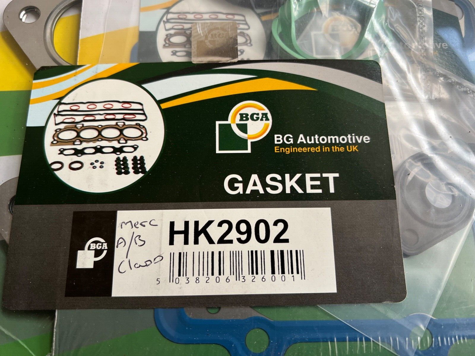 BG Automotive HK2902 Head Gasket Set fits Mercedes A Class B Class 1.5 1.7