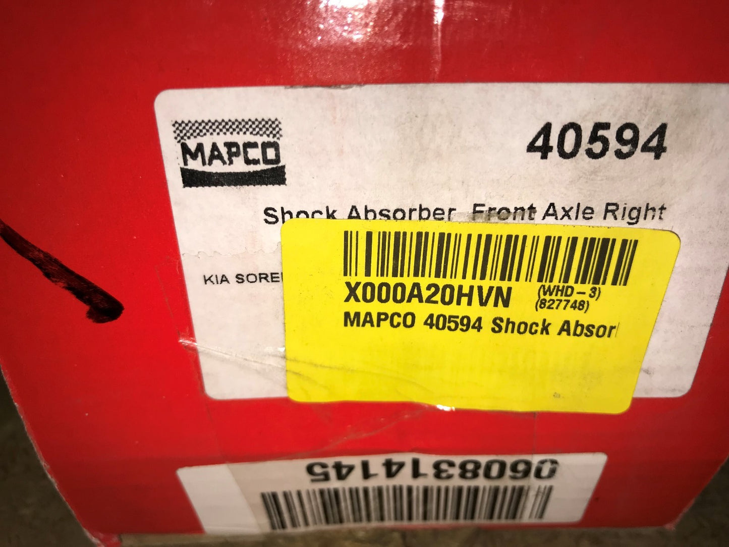 Front Off Side Right Hand Shock Absorber Kia Sorento 2002-2017 Mapco 40594