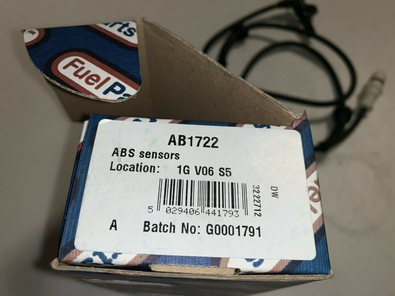 Fuel Parts AB1722 Wheel Speed Sensor ABS Sensor fits Fiat