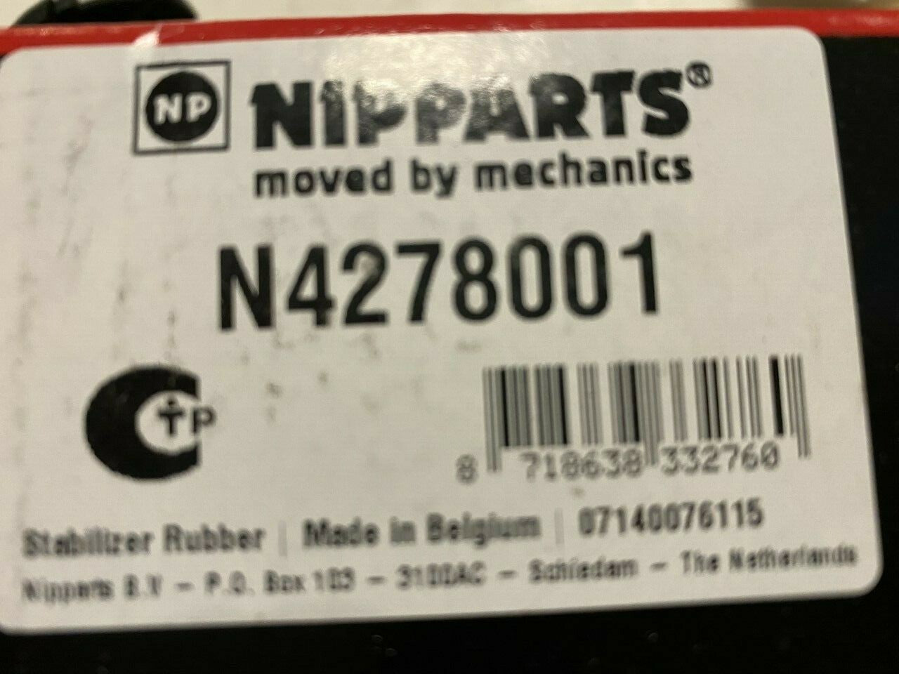 Nipparts N4278001 42262 Anti Roll Bar D Bush Stabilizer Bush fit Vauxhall Suzuki