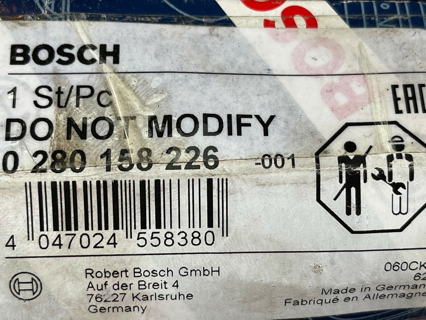 Bosch 0280158226 Fuel Injector fits Renault