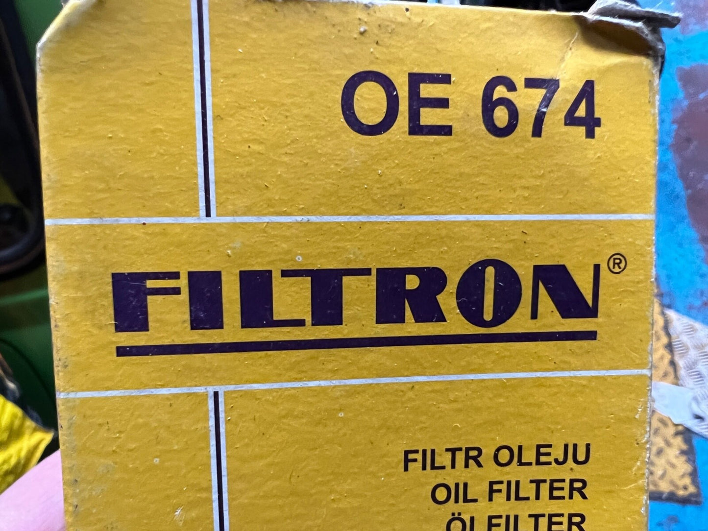 Filtron OE674 ADG02123 Oil Filter fits Hyundai Jeep Kia