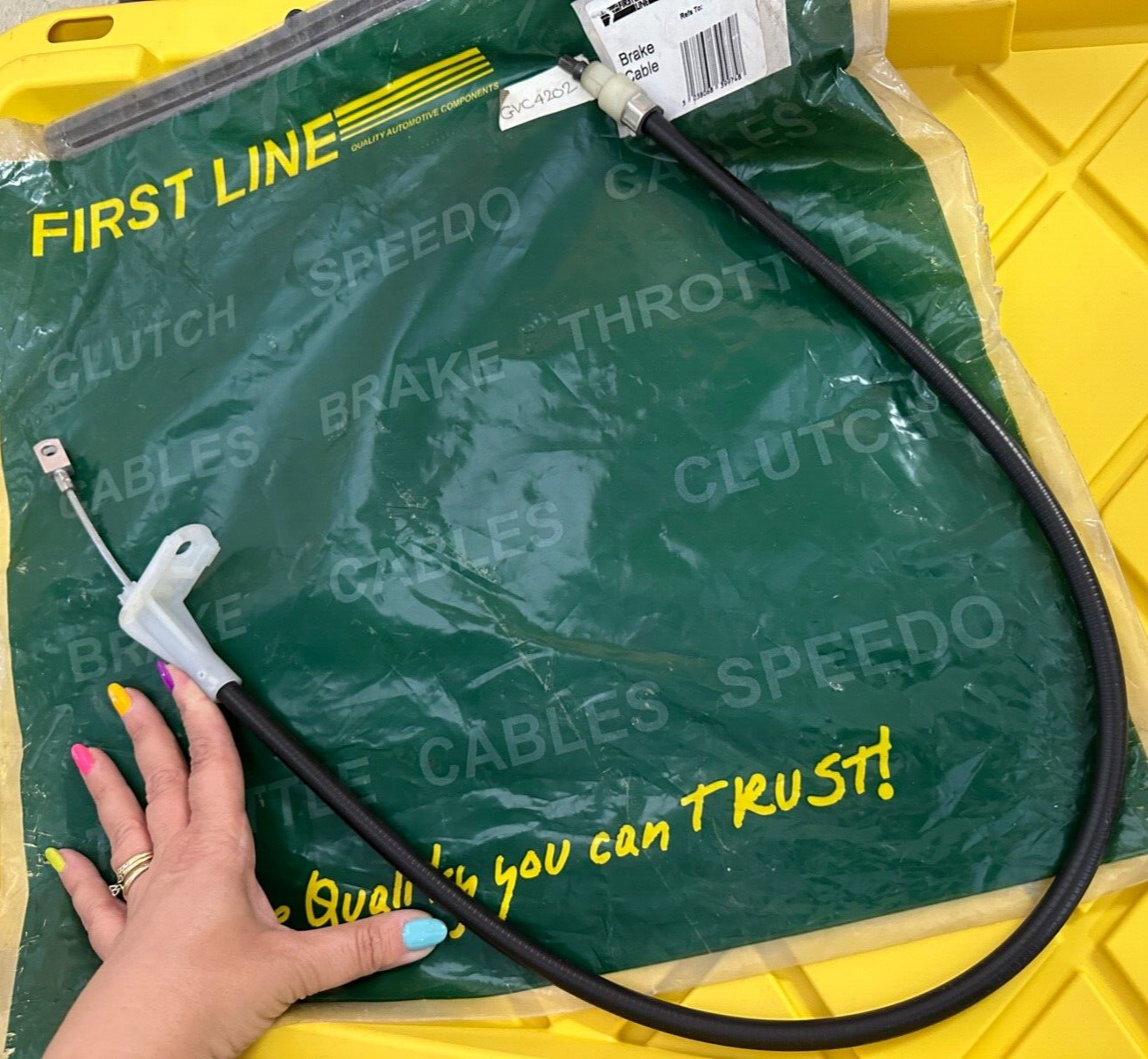 First Line FKB2809 Rear Left hand Side Hand Brake Cable fits Mercedes