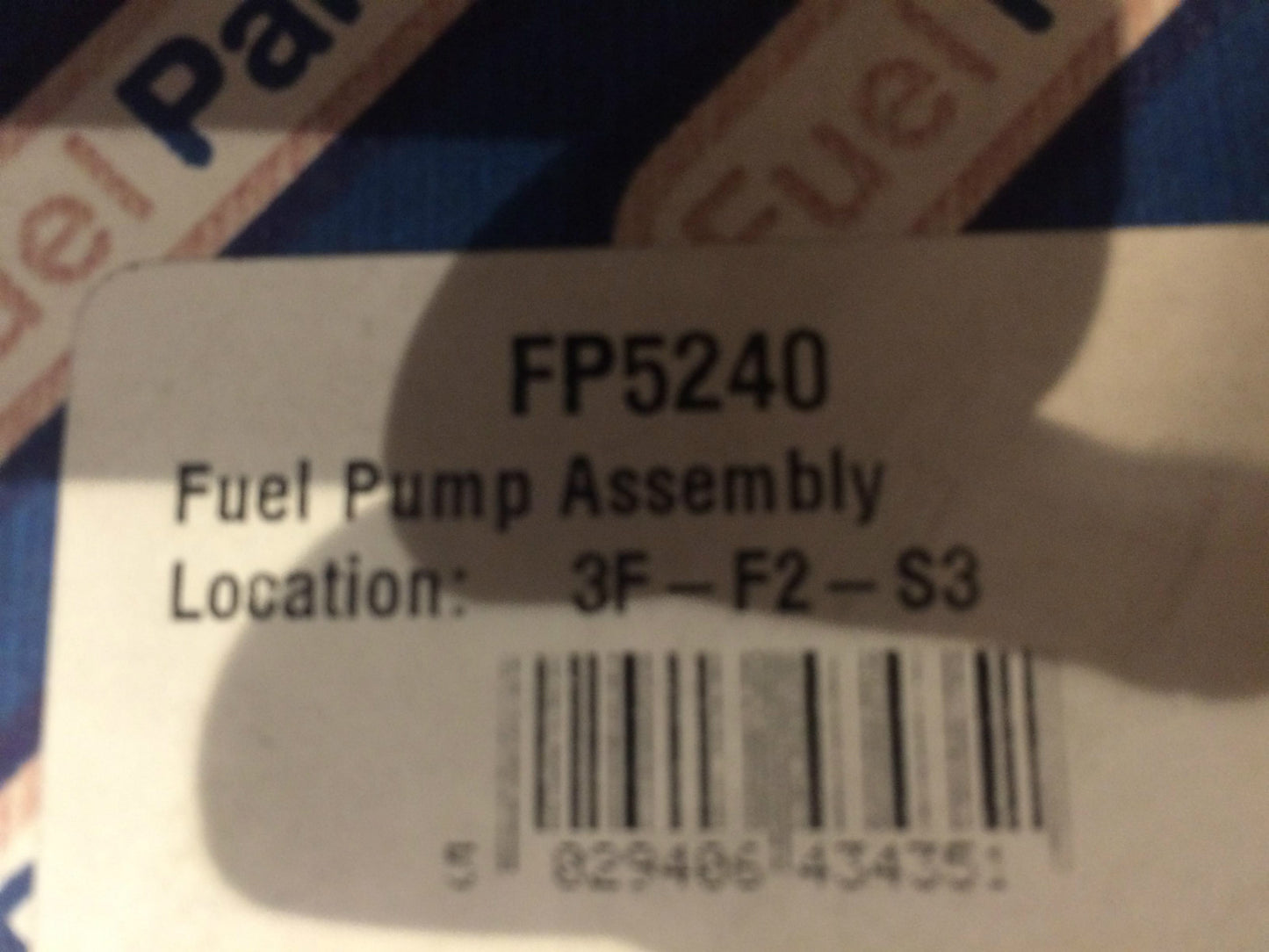 Electric Fuel Pump Fiat Punto 93-00 FP5240 Fuel Parts NEW CHEAPEST ON EBAY