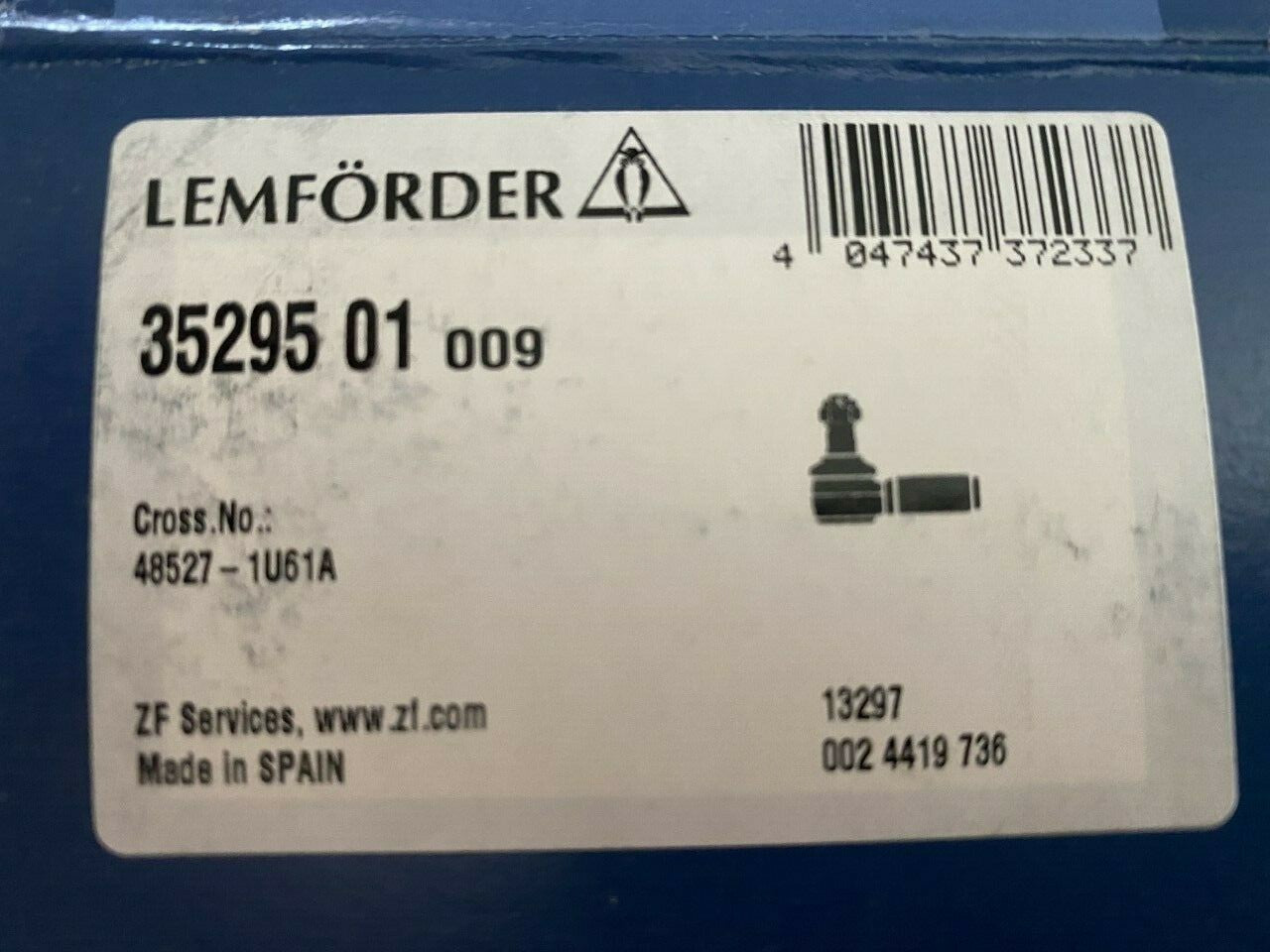 Lemforder 3529501 Tie Rod End Track Rod End fits Nissan