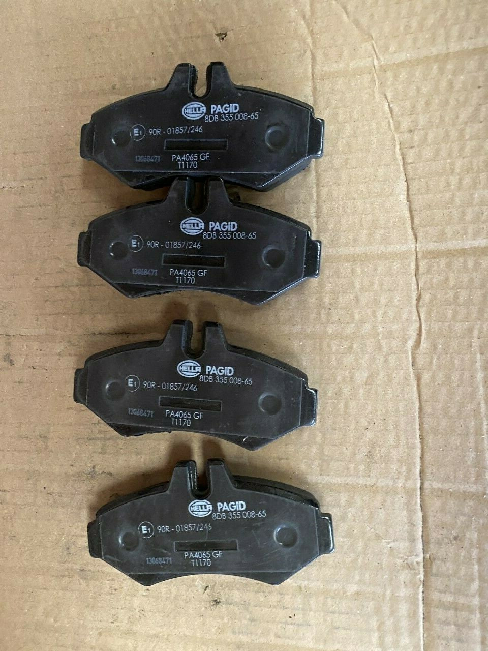 Hella-PAGID T1170 8DB355008-651Rear Brake Pad Set fits Mercedes VW Volkswagon