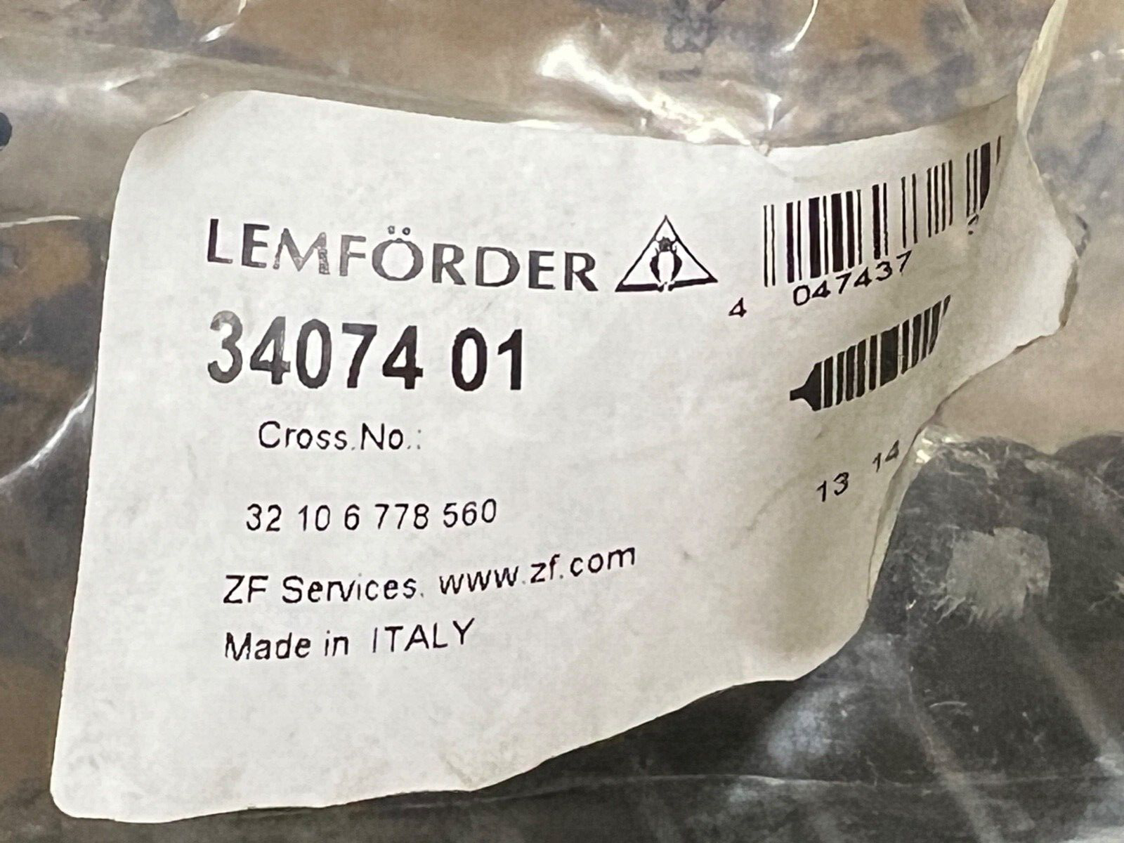 Lemforder 3407401 Steering Rack Gaiter