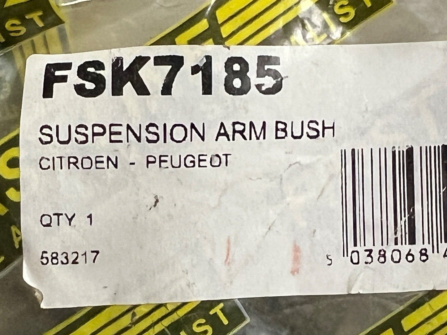 First Line FSK7185 Suspension Control/Wishbone/Arm Bushing  fits Citroen Peugeot