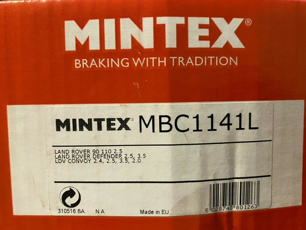 Mintex MBC1141L RX469811A0 Left Hand Near Side Brake Caliper fits Land Rover