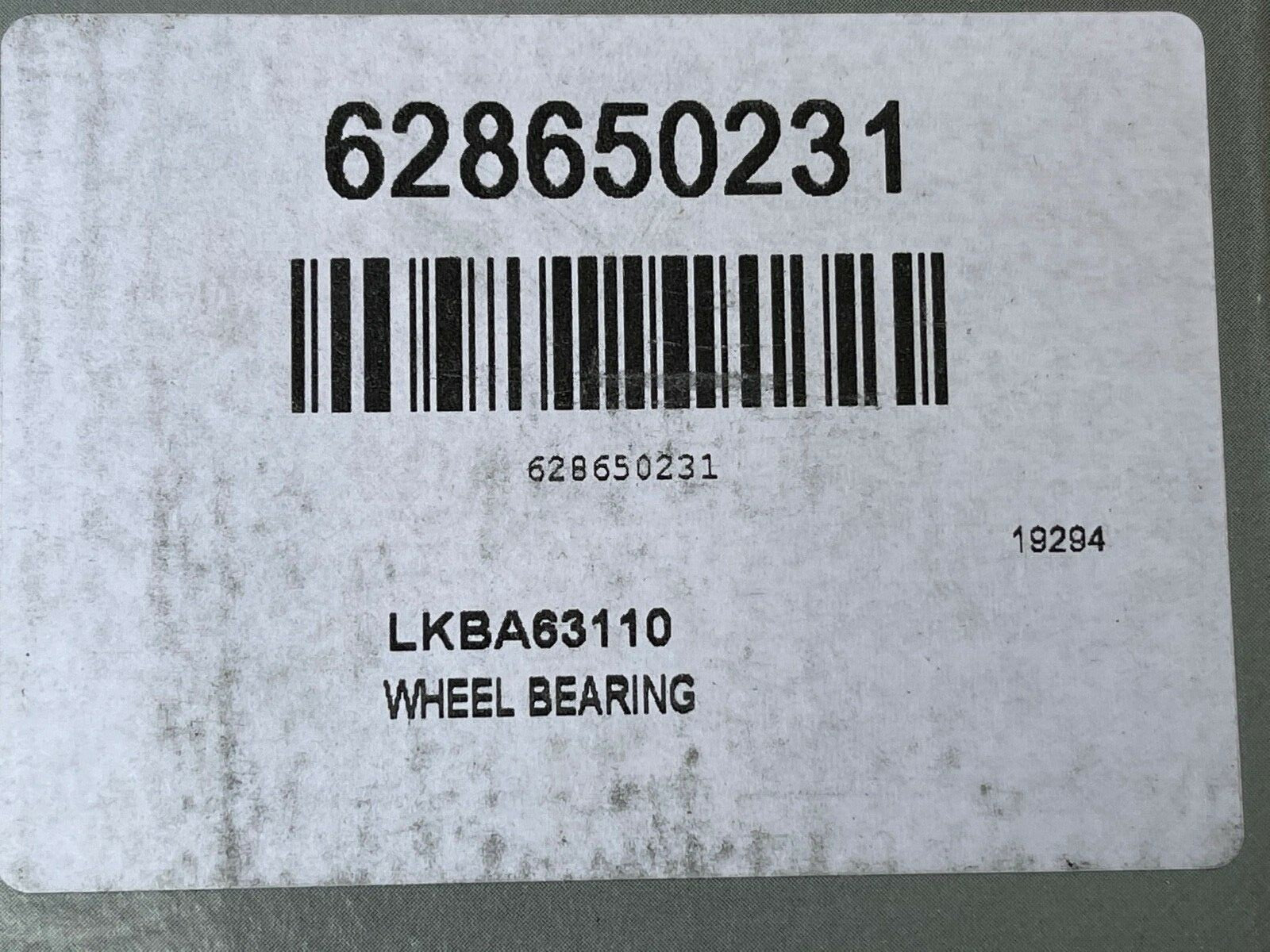 Q Drive 628650231 LKBA63110 100507 Wheel Bearing Kit Fits Fiat Ford