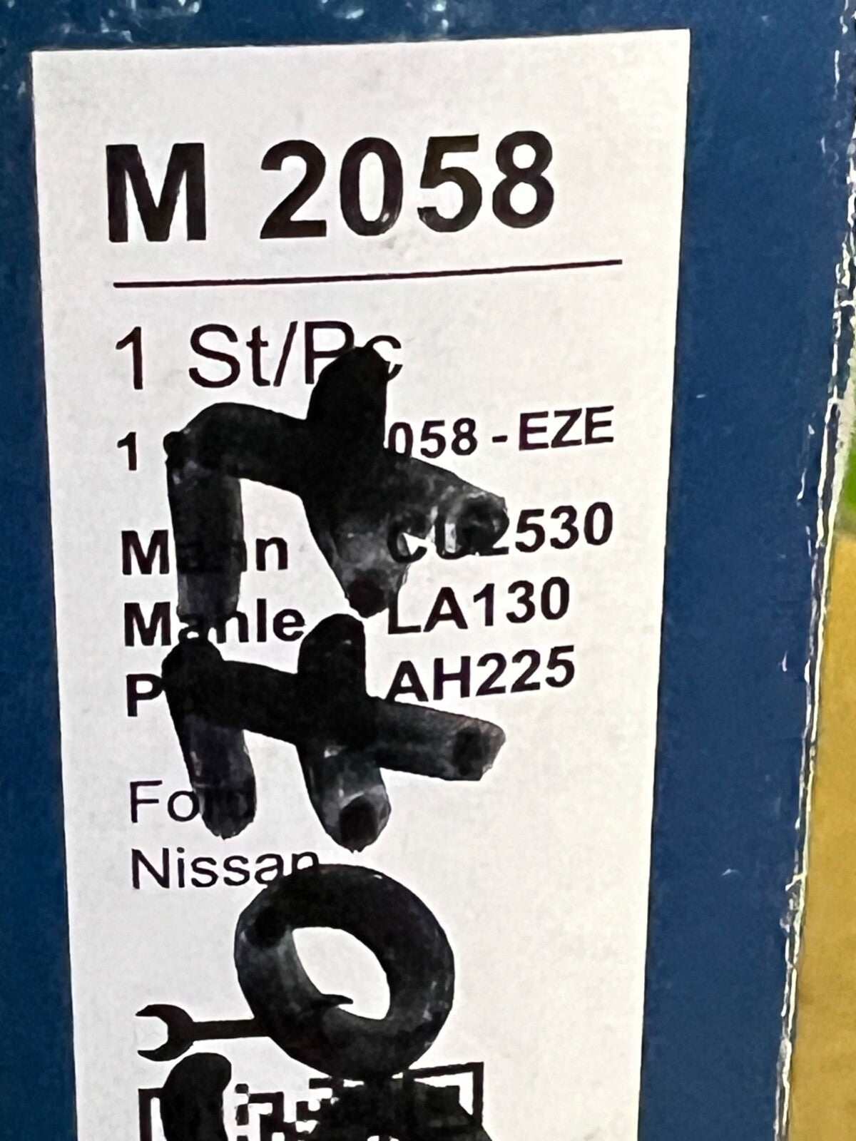 Bosch M2058 1987432058 Cabin Filter fits Ford Maverick Nissan Primera Terrano