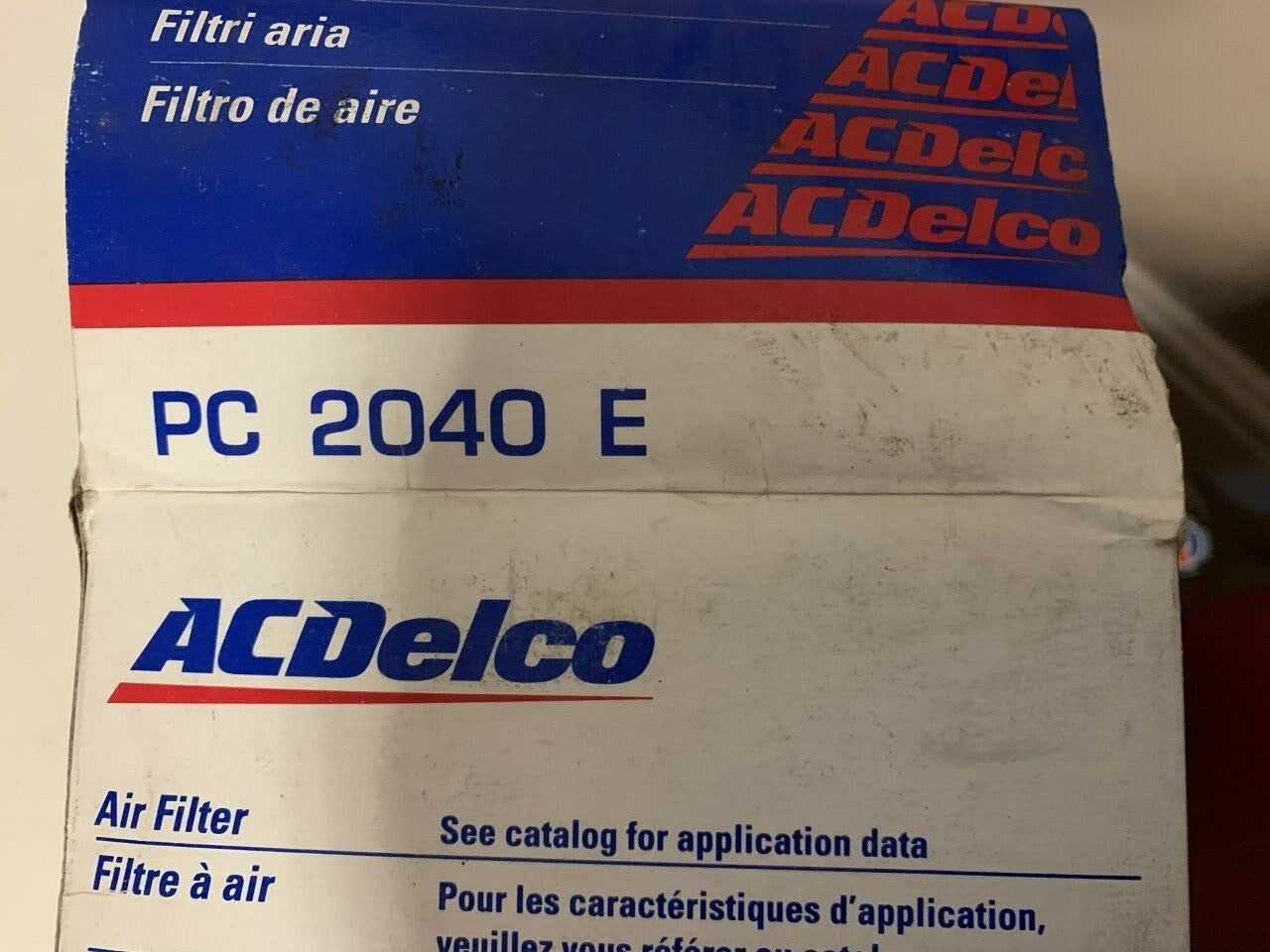 Reanult 19  AC Delco ACDelco PC2040E LX519 Air Filter
