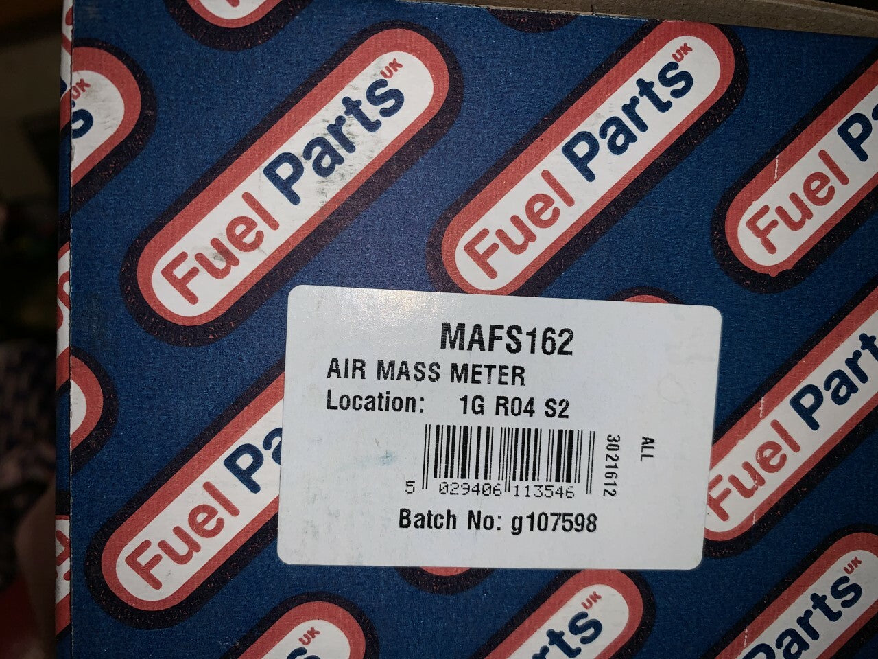 Fuel Parts MAFS162-M Air Flow Meter Fits Citroen Fiat Peugeot