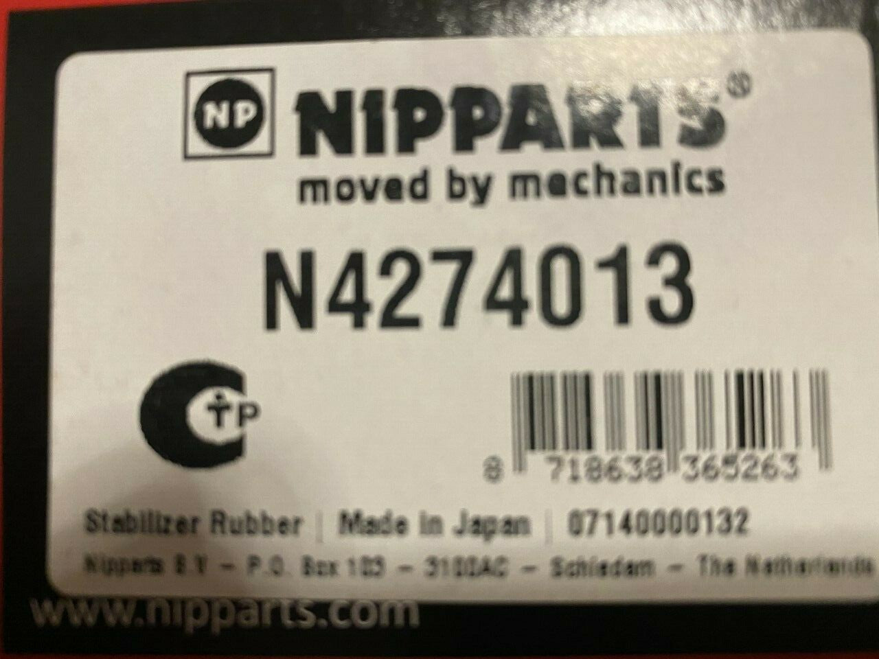 Nipparts N4274013 Anti Roll Bar/Stabilizer Bushing/Kit