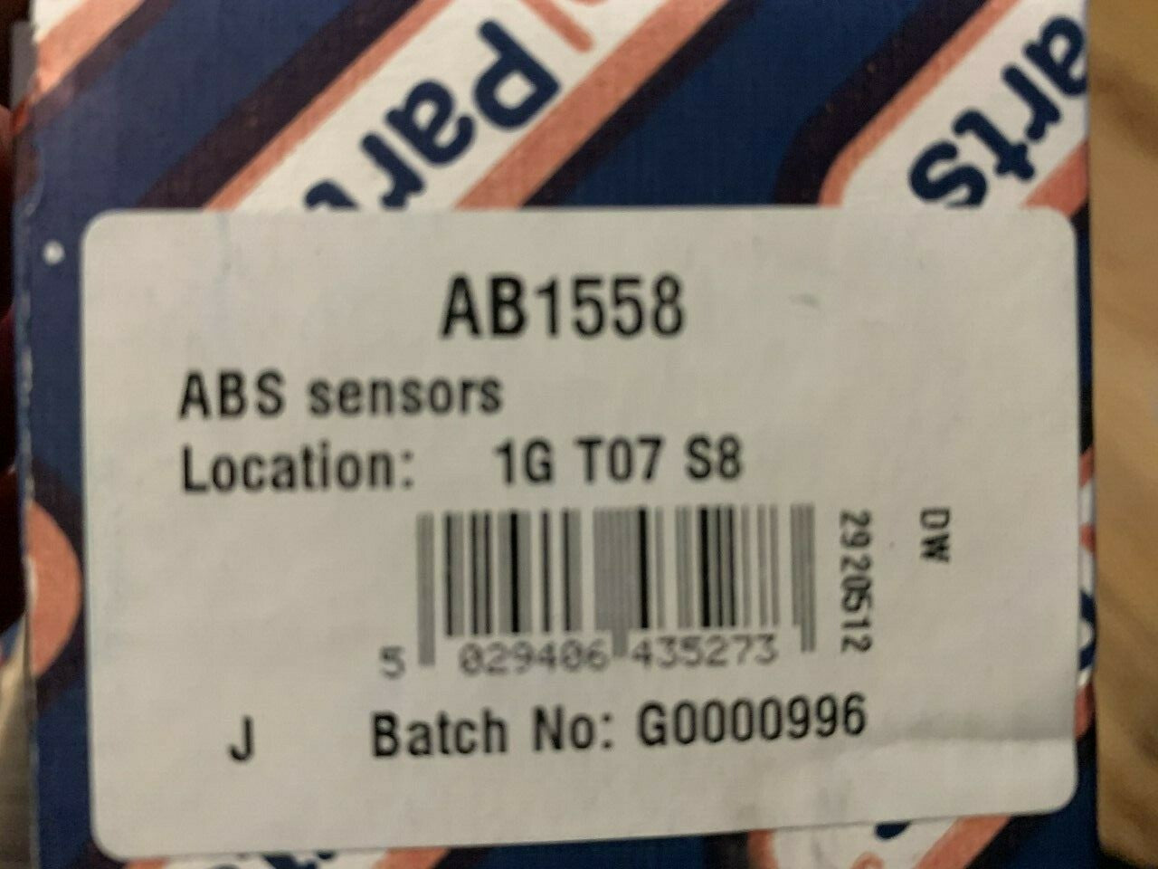 Fuel Parts AB1558 Wheel Speed Sensor ABS Sensor fits Mercedes