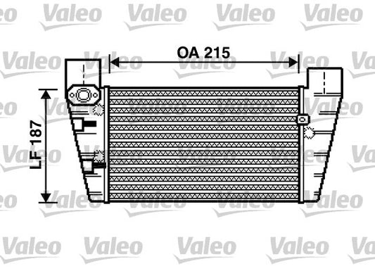 Intercooler Audi A4 00-08 Seat Exeo Valeo 817867 Nissans 967091 New
