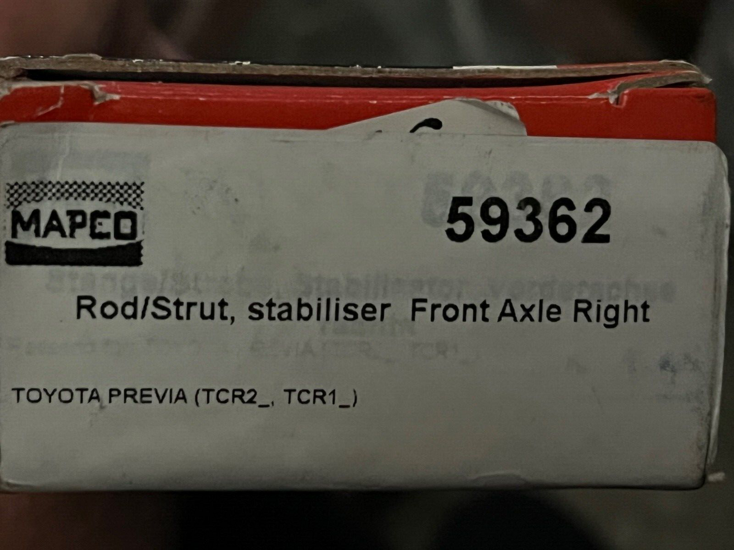 Mapco 59362 Front Right Stabiliser Link Rod for Toyota Previa 2.4 (5/90-8/00)