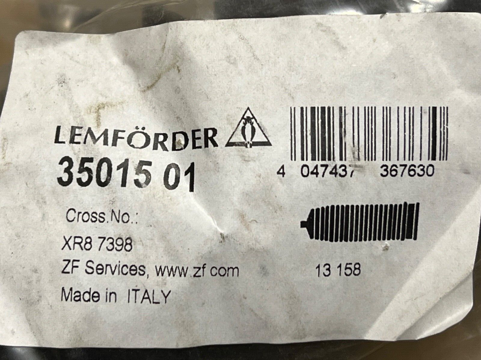 LEMFÖRDER 3501501 Front Off Side Steering Rack Gaiter fits Jaguar