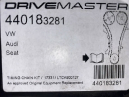 Drivemaster 440183281 TCK127 Timing Chain Kit fits Audi Seat Skoda VW Volkswagon