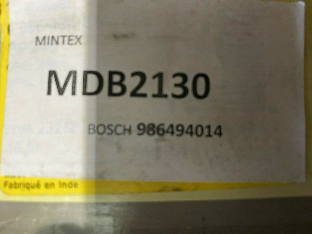 Bosch 0986494014 Brake Pad Set fits Vauxhall Opel
