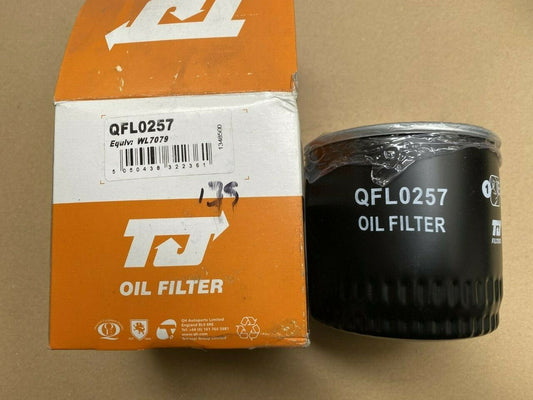 TJ Filters QFL0257 Oil Filter fits Chrysler Jeep Renault Talbot