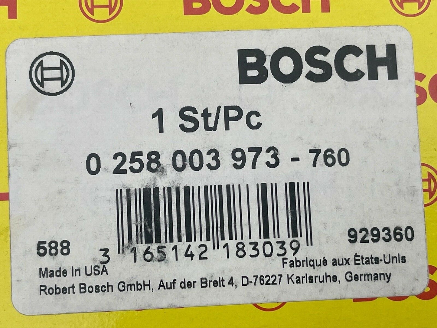 Bosch 0258003973 Lambda Sensor Oxygen o2 Sensor fits VW Volkswagen