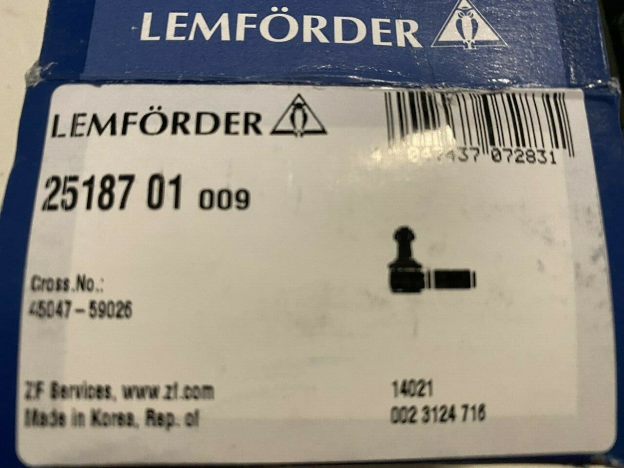 Lemforder 2518701 Tie Rod End Track Rod End fits Toyota