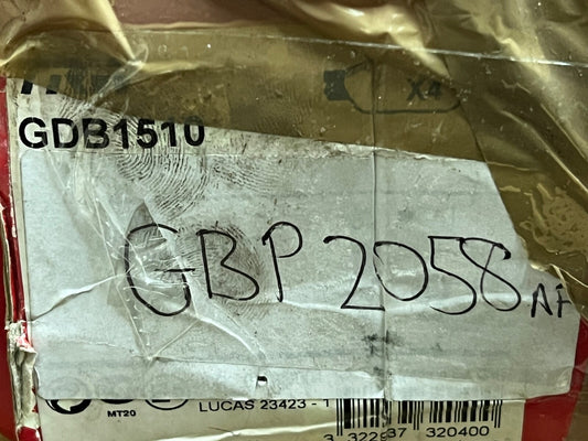 TRW GDB1510 Front Brake Pad fits Daimler Jaguar