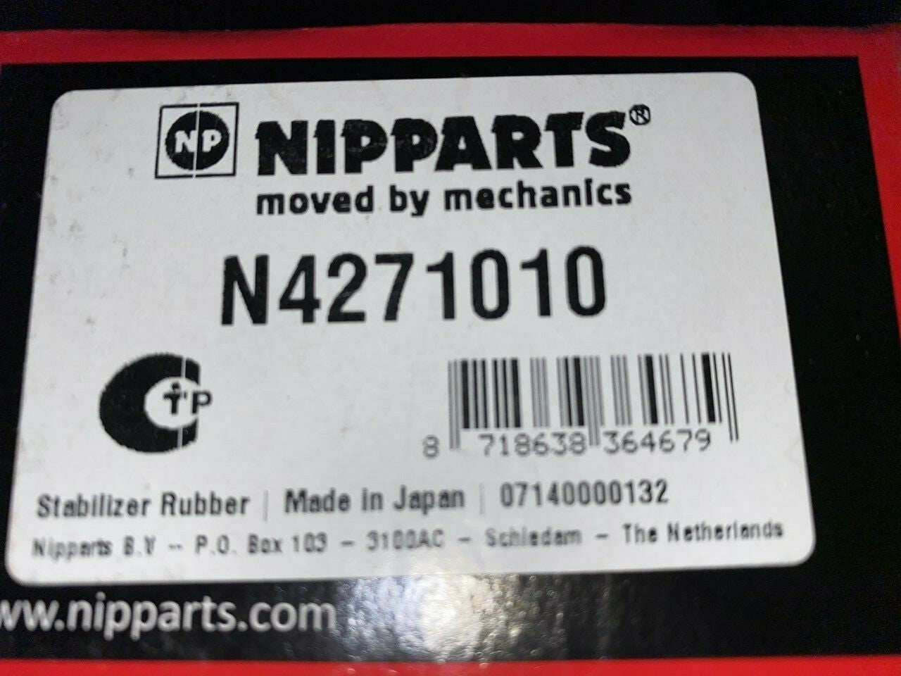 Nipparts N4271010 42516 Anti Roll Bar D Bush Stabilizer Bushing fits Nissan