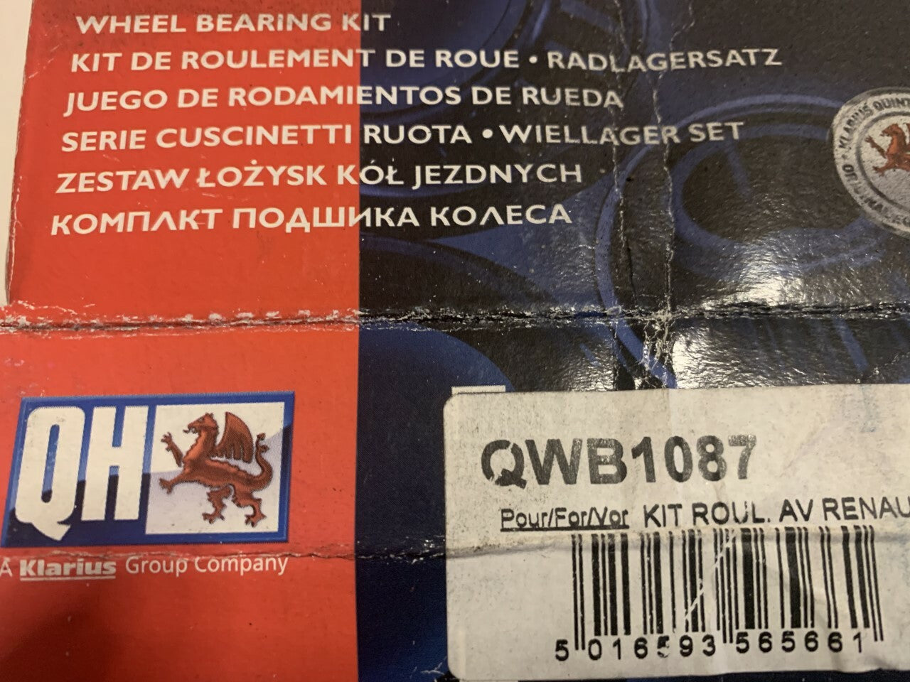 QH QWB1087 Wheel Bearing Kit for Renault