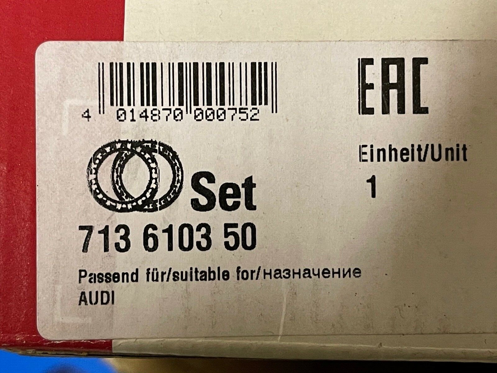 FAG 713610350 Wheel Bearing Kit fits Audi Allroad A4 A6 A8