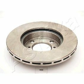 Ashika 60-05-532 DF4022 Front Vented Brake Disc fits Mitsubishi Proton