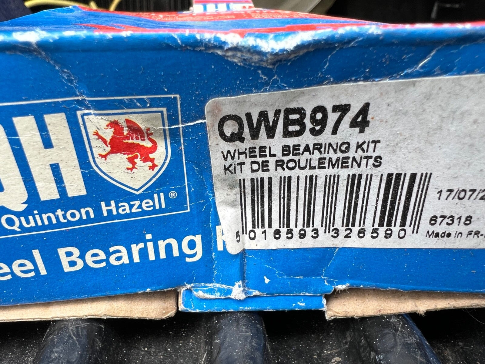 QH QWB974 Wheel Bearing Kit fits Citroen Fiat Peugeot