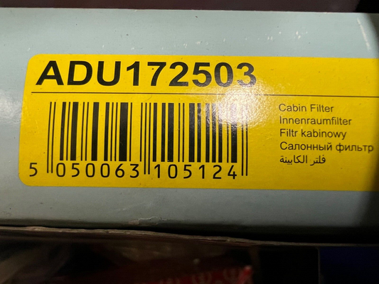 Blue Print ADU172503 Cabin Filter fits Smart Car