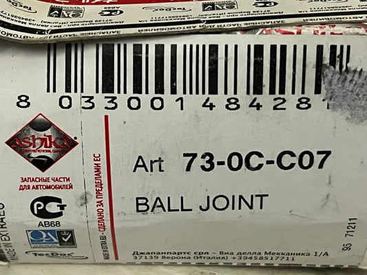 Ashika 73-0C-C07 Front Ball Joint