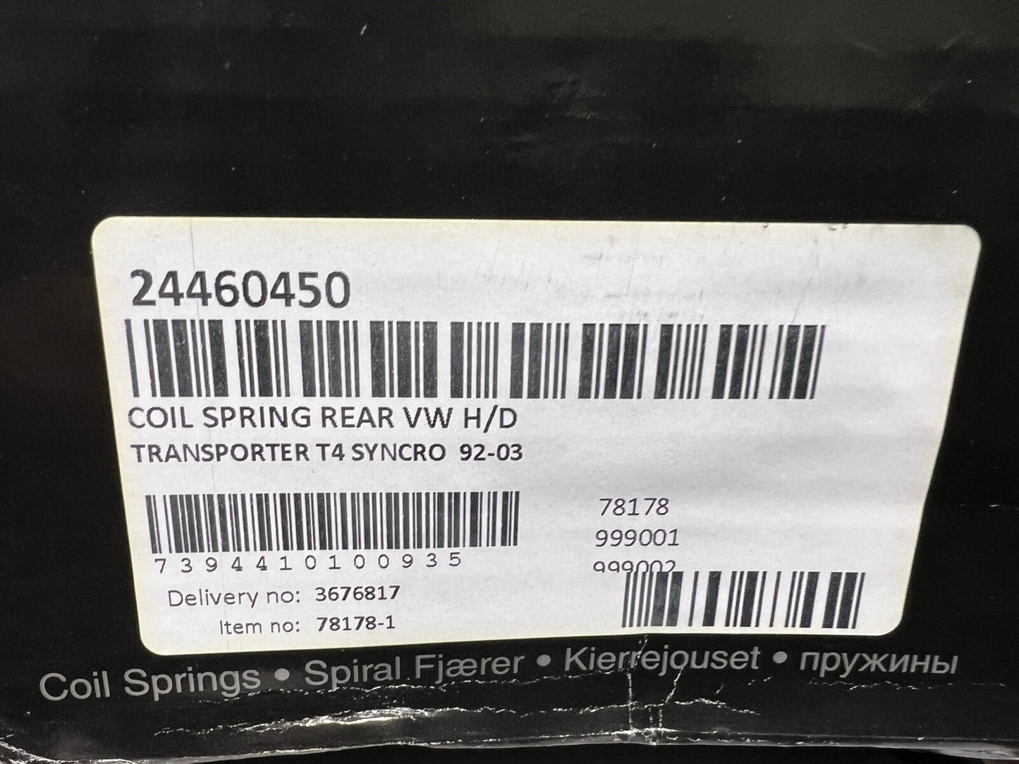 NF 4295069 Rear Coil Spring fits VW Volkswagen