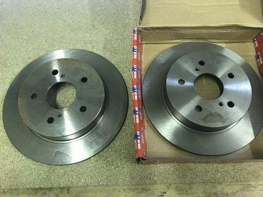 Rear Solid Brake Discs Pair Suzuki SX4 2006-2015 1.5 1.6 Solid Auto S206028