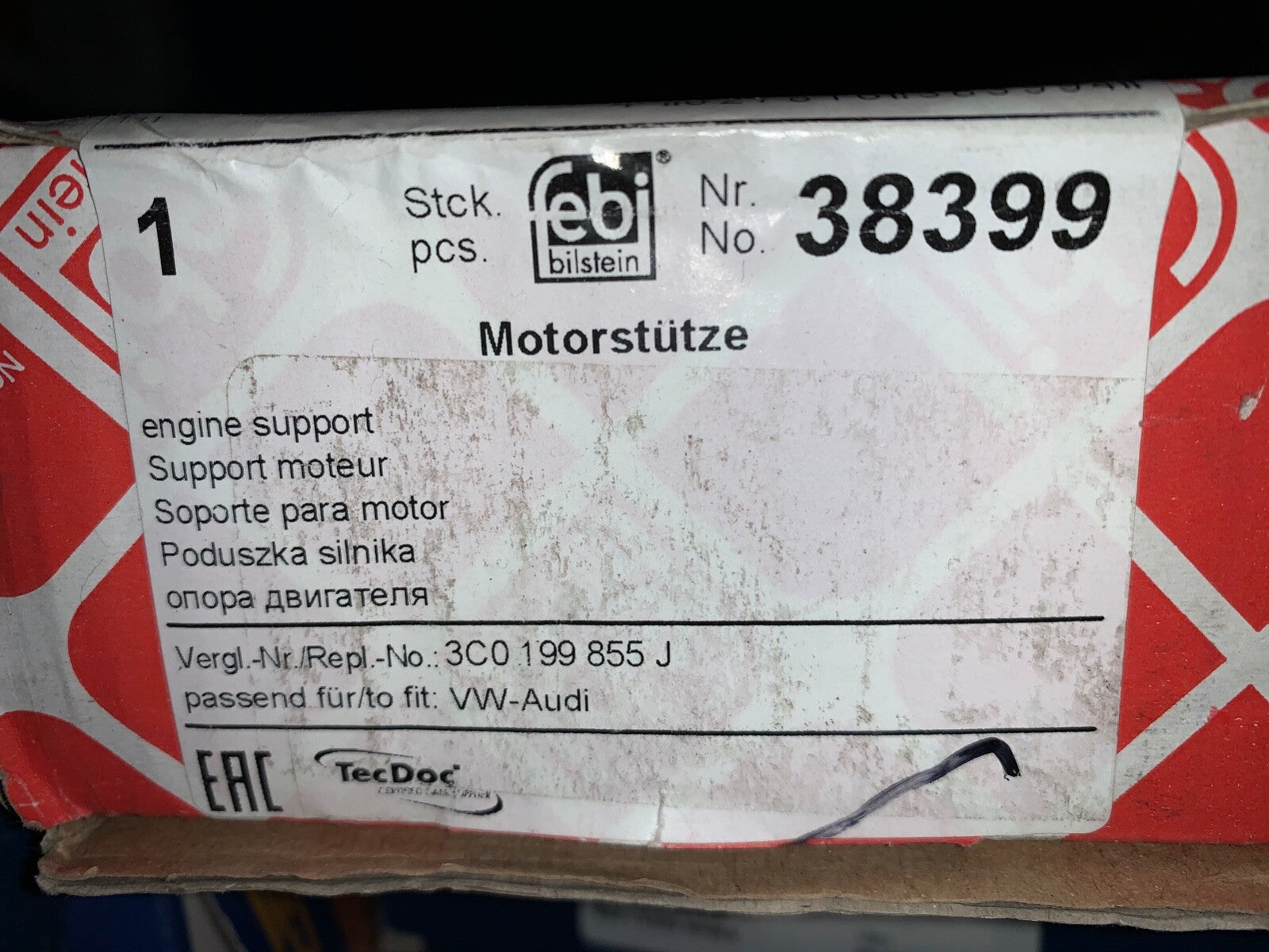 febi 38399 Rear Engine Mount fits VW Passat Audi TT