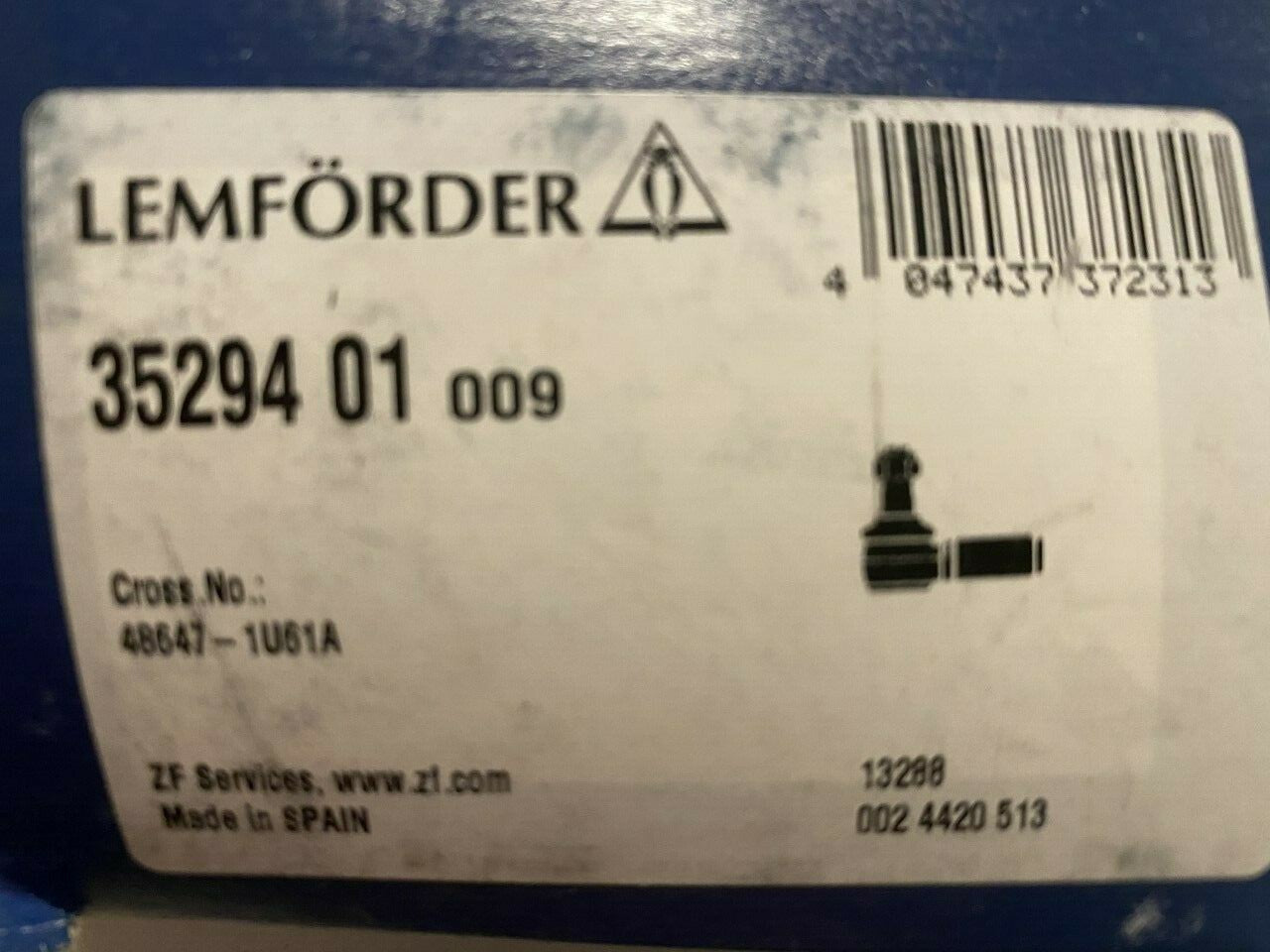 Lemforder 3529401 Tie Rod End Track Rod End