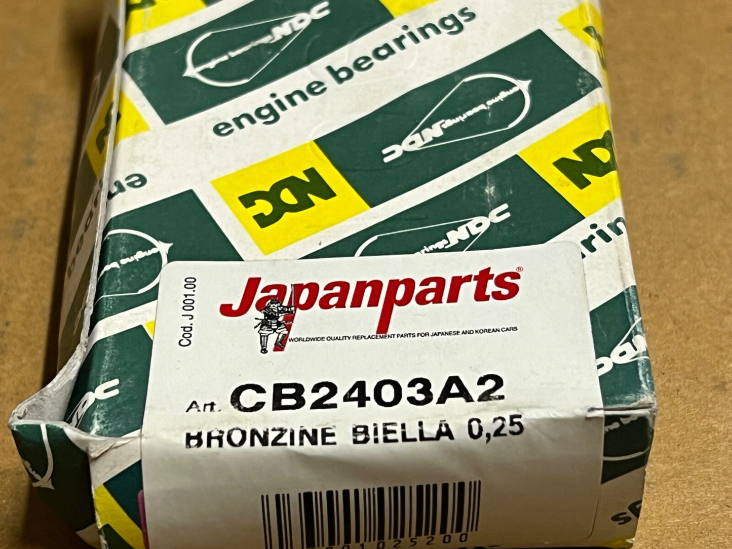 Japanparts CB2403A2 Crankshaft Main Bearings Con Rod Big End Shells Bearings