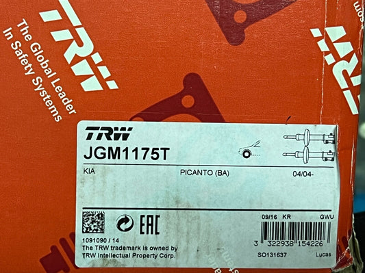 TRW JGM1175T Pair of Front Shock Absorber fits Kia Picanto 04/2004 onwards