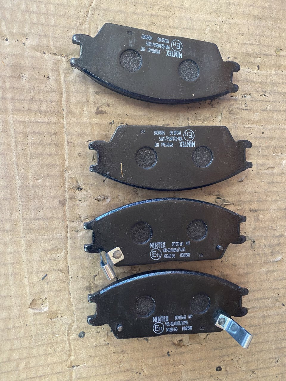 Mintex MDB1507 Front Brake Pad Set fits Hyundai Honda